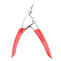 Acrylic Nail Tip Cutter, U-Shaped False Nail Clipper - Red