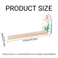 Acrylic Parrot Suction Cup Perch with Natural Pine Rod for Small and Medium Birds - view 3
