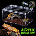 Acrylic Reptile Breeding Box with Sliding Lid, 30 x 20 x 15 cm