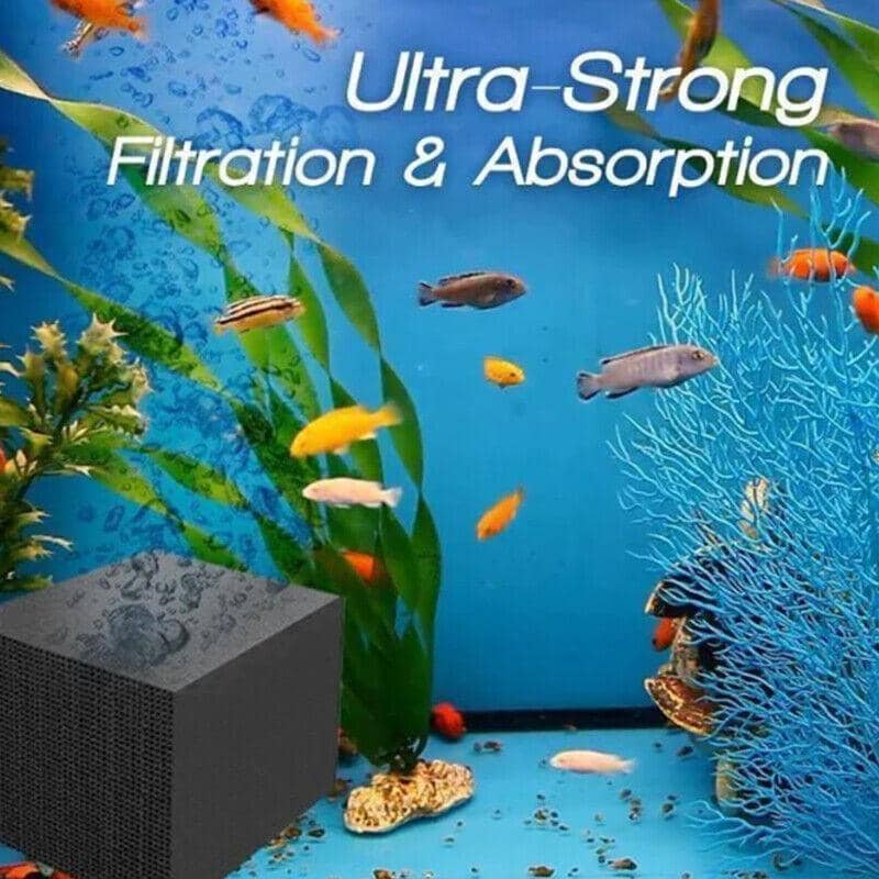 Activated Carbon Aquarium Filter Cube - 10 x 10 x 10 cm - view 5