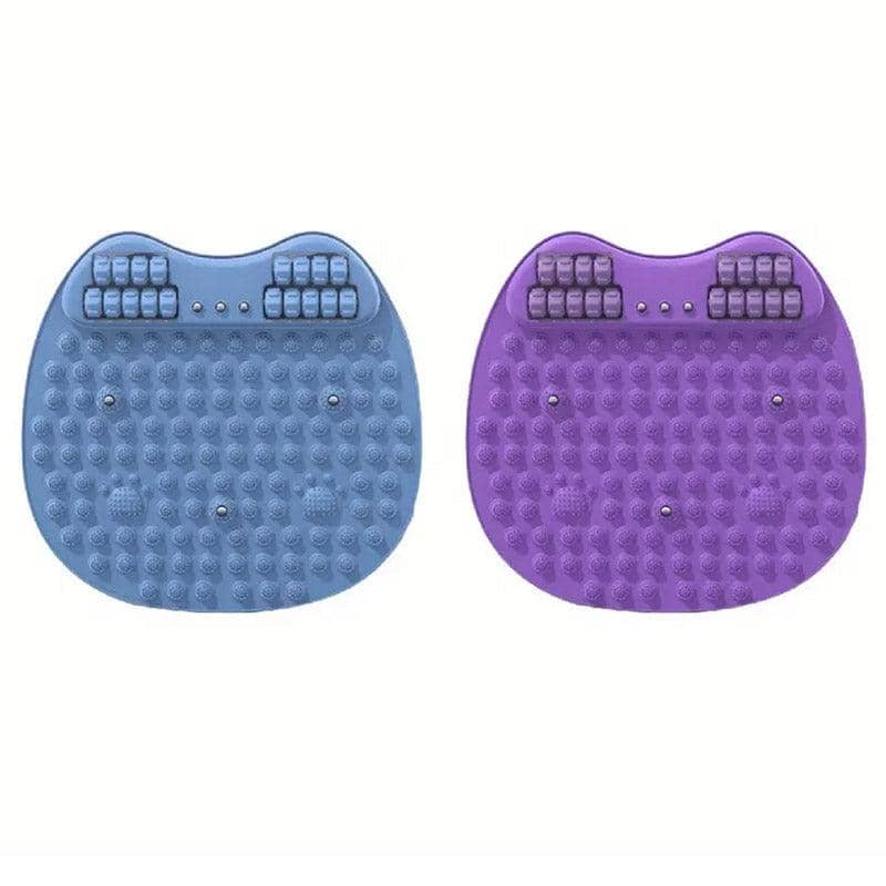 Acupressure Foot Massage Mat with Roller Points - Blue - view 3
