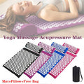 Acupressure Mat and Pillow Set with Carry Bag - Blue - view 2