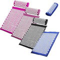 Acupressure Mat and Pillow Set with Carry Bag - Magenta - view 4