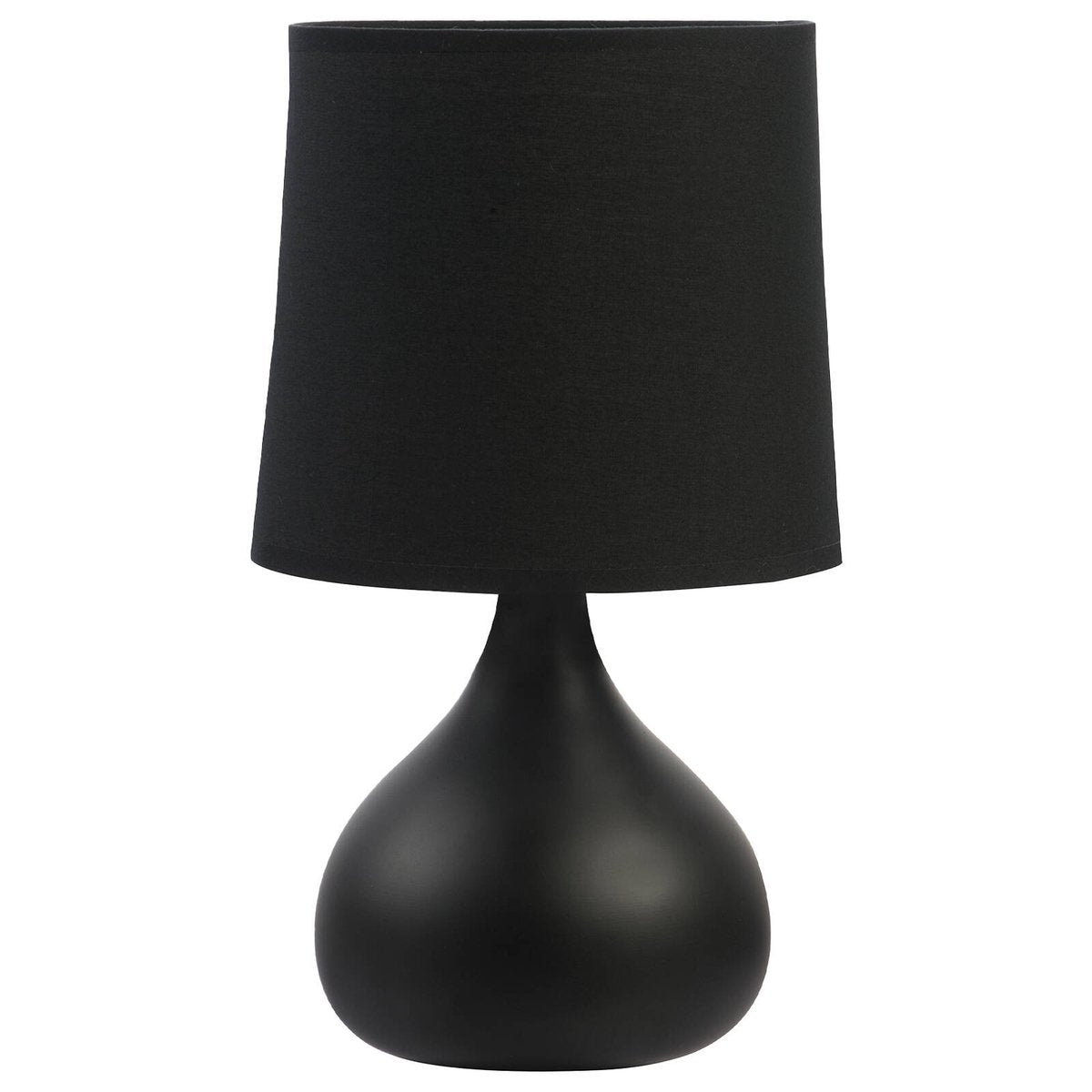 Verve Design Black Dala Table Lamp - Ceramic - 140mm x 250mm - In-line Switch - SuperSaverAU - view 2