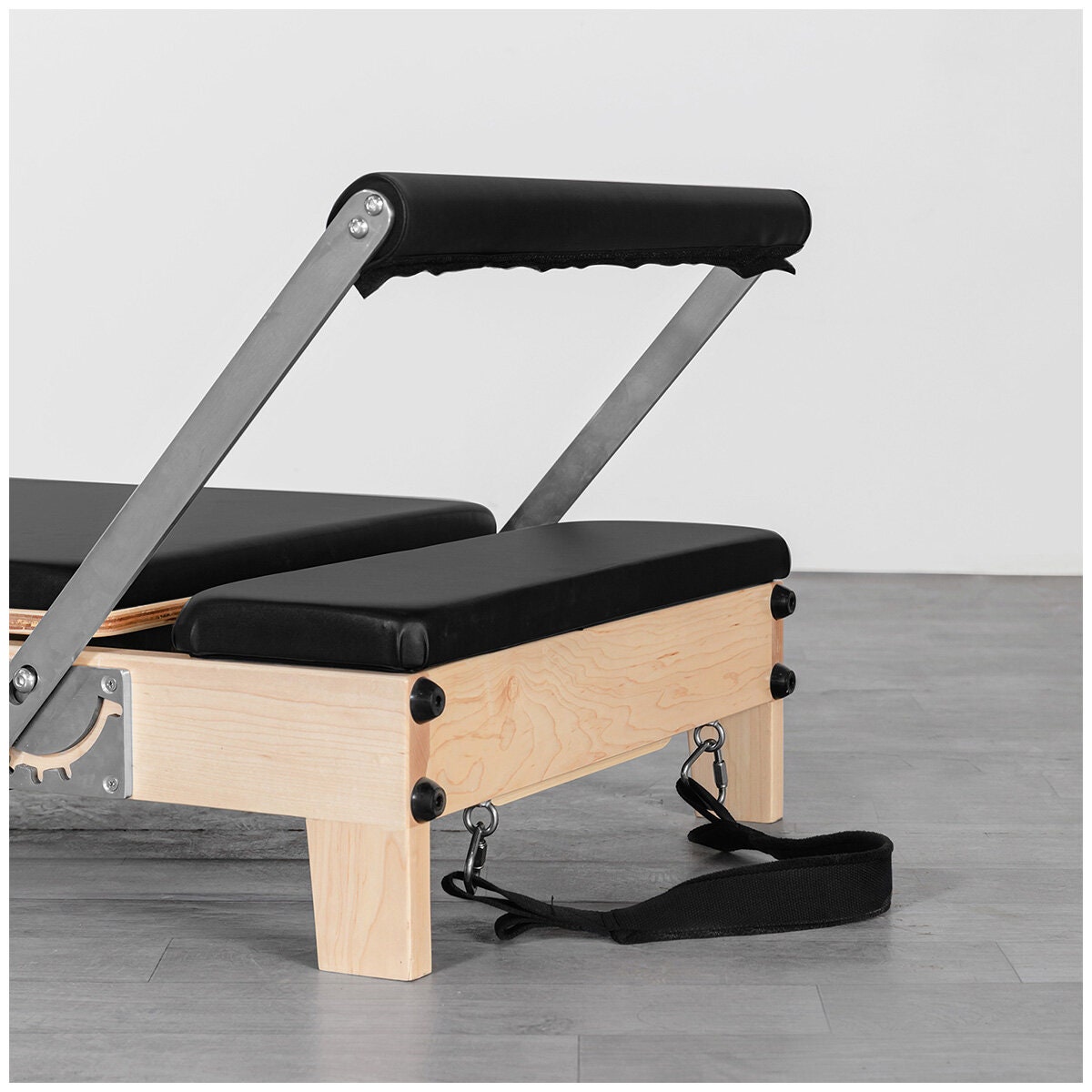 Lifespan Fitness Contour 2 folding wood Pilates reformer set - maple frame - black trim - LFRF-CONTFLD2