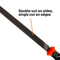 Crescent Nicholson 200mm 8" Flat Second Cut File - Steel - SuperSaverAU - view 3