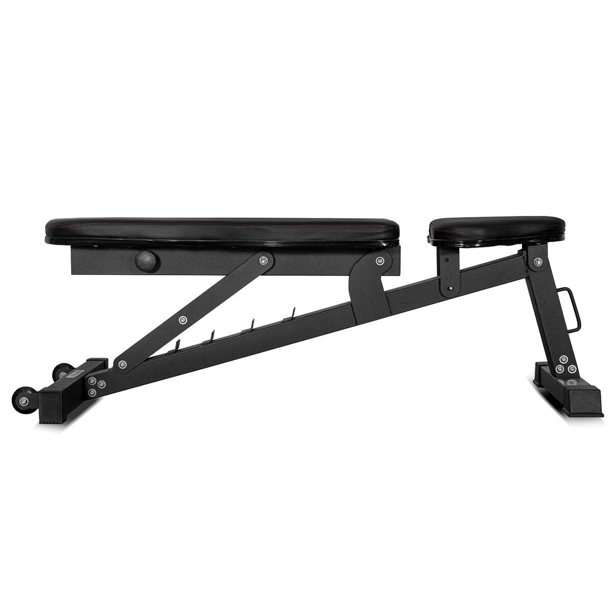 Cortex Exercise Bench Complete Set - Adjustable Angles, Chin-up and Dip Attachment, Black - BENCHBN6-SET