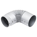 Fielders 75mm Zinc Round Downpipe Elbow - 90-Degree Bend - Zinc - SuperSaverAU - view 2