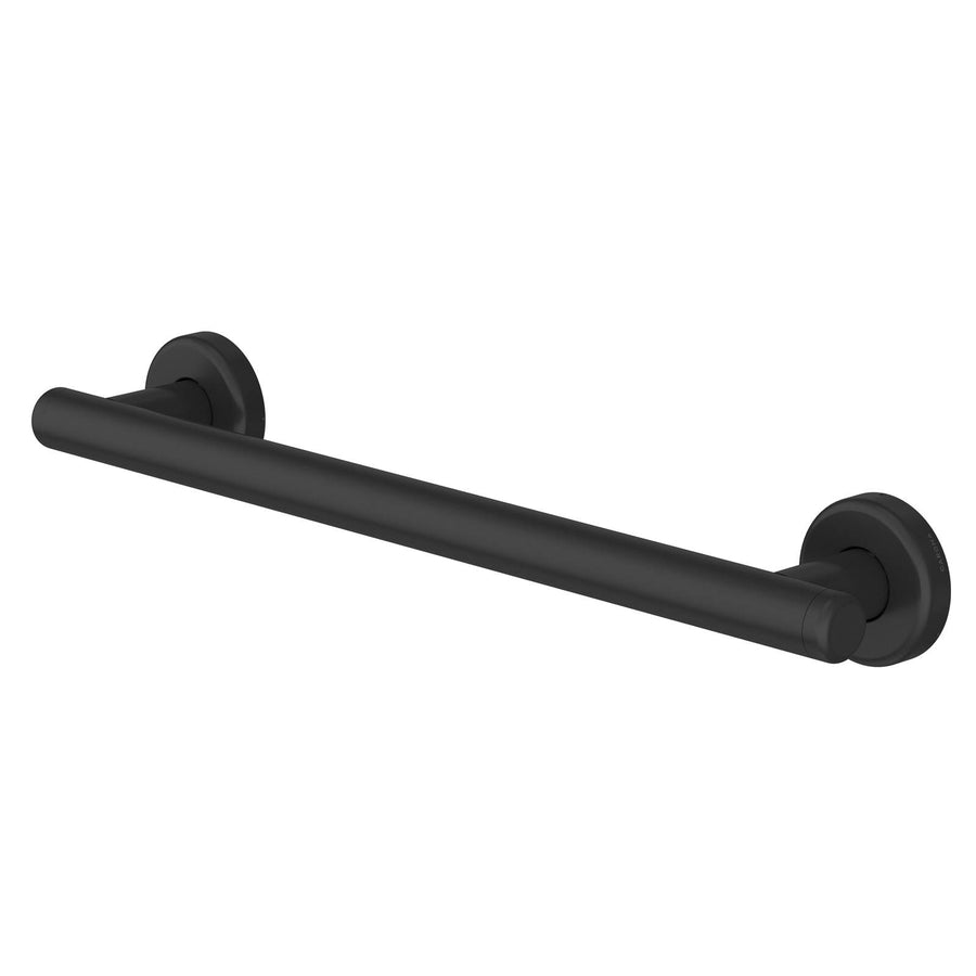 HomeCare by Caroma 450mm Black Matte Stainless Steel Straight Grab Rail