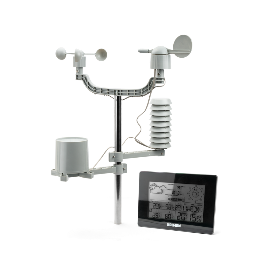 Holman Wireless Data Centre Weather Station - 410mm Plastic - Accurate Readings - SuperSaverAU - view 1