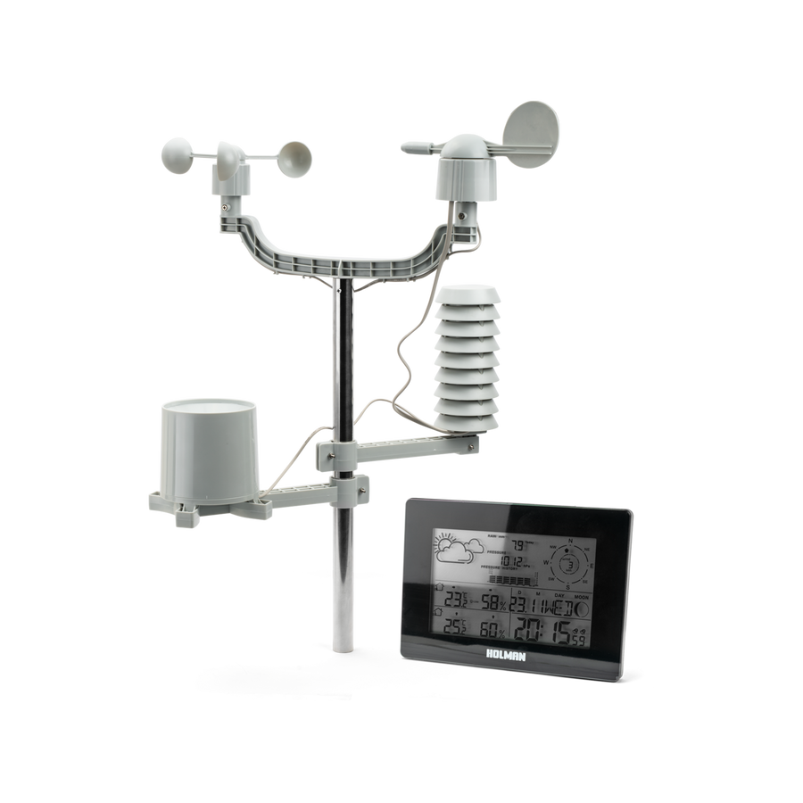 Holman Aspect Wireless Weather Station WS5029, Wind, Rain & Data Centre Display