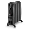 DeLonghi Dragon 4 Pro 2400W Oil Column Heater - Grey - ECO Plus Mode - 24-Hour Timer - TRDX41024EG