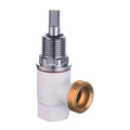 Shaw Mason Washing Machine Stop - Brass - 1/2" BSP - White - Durable - SuperSaverAU - view 1