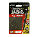 Bremick Ultrafast Stainless Steel 304 Black T20 Truss Head Screws 100 Pack - 10g x 65mm - Durable Fastening for Decking - SuperSaverAU - view 2