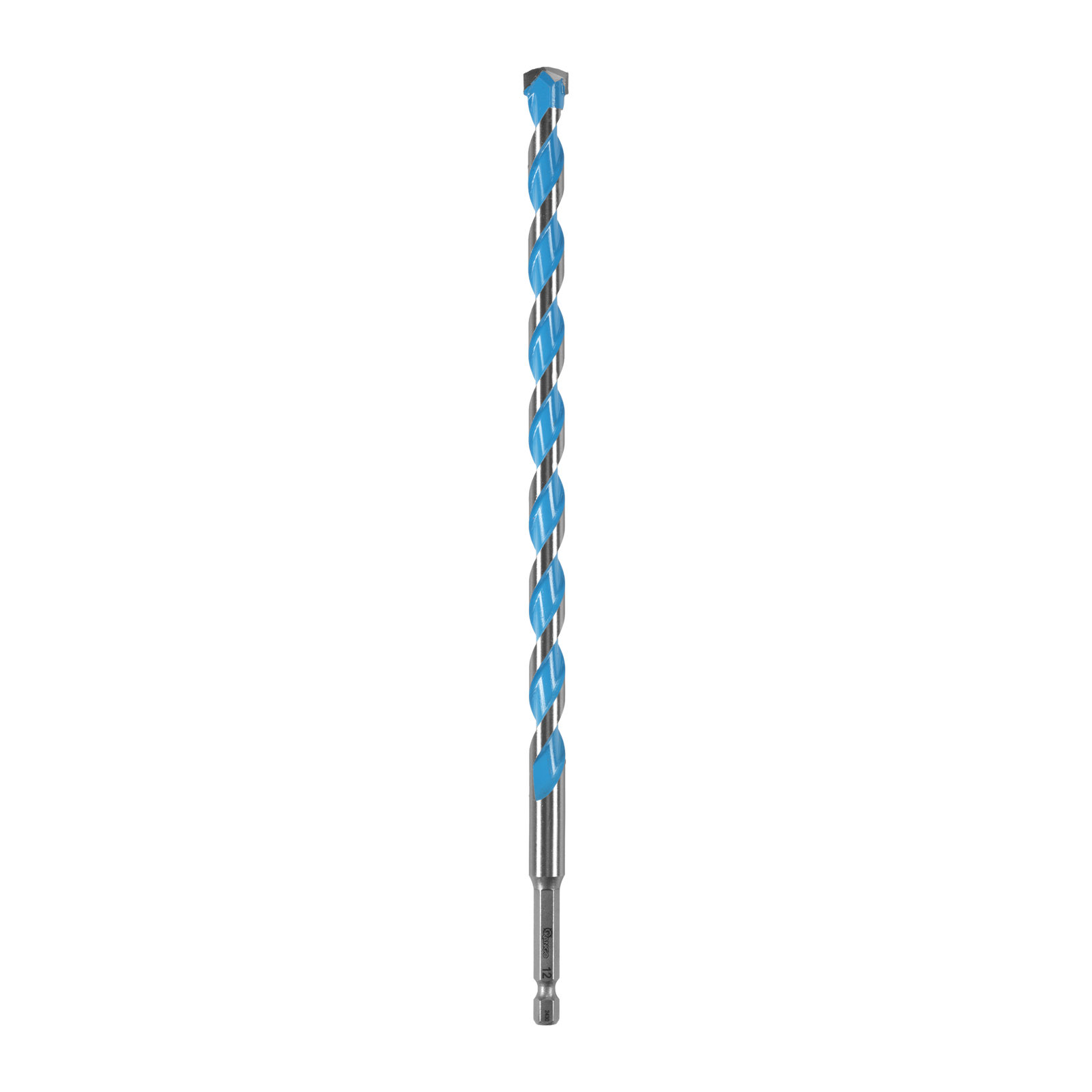 Kango 12 x 260mm Multi-Material Drill Bit - Carbide Tip, 1/4" Hex Shank