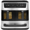 Cuisinart Tri Zone Air Fryer 13.6L - Stainless Steel - 3 Cooking Zones, Oven Drawer - AFT-13XSSXA