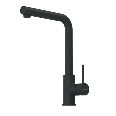 Oliveri Venice right angle mixer tap - Black finish, WELS 5 Star, 5.5L per minute, 10 year warranty - VE570MB