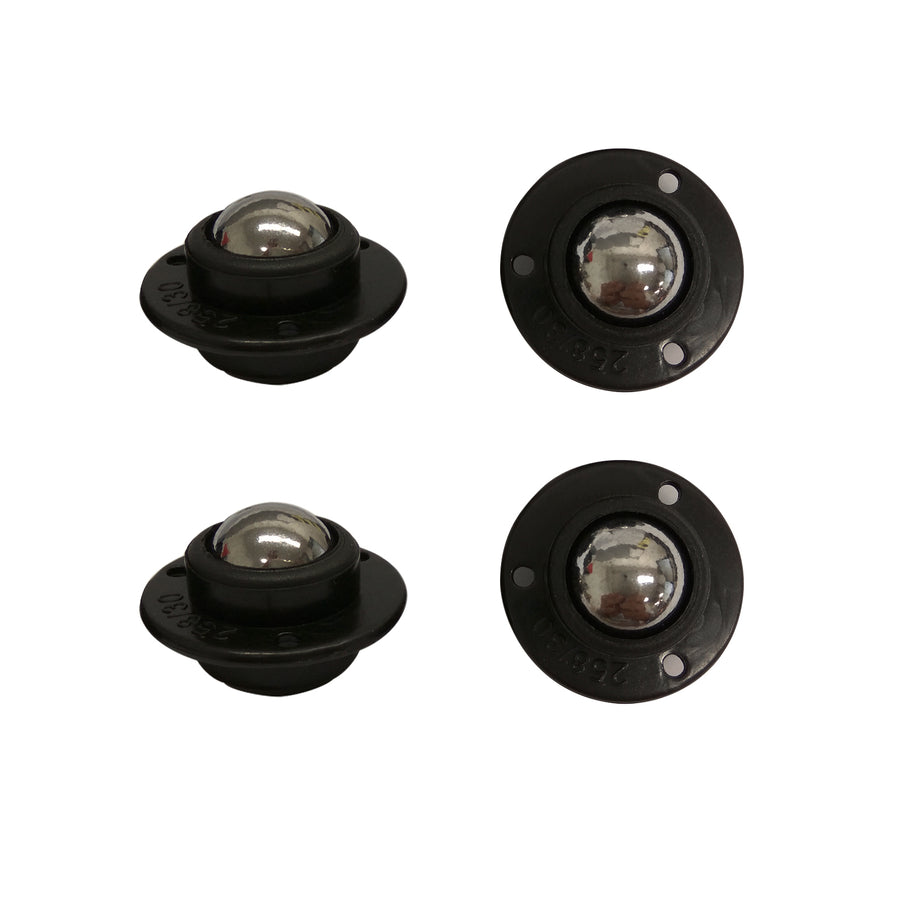Move It 16mm Ball Transfer Castor, Nylon & Steel, Swivel - 4 Pack