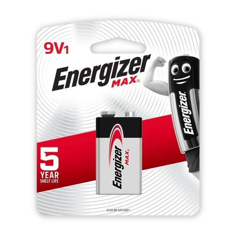 Energizer Alkaline Max 9V Battery 1 Pack - Long Lasting - Reliable Power - SuperSaverAU - view 1