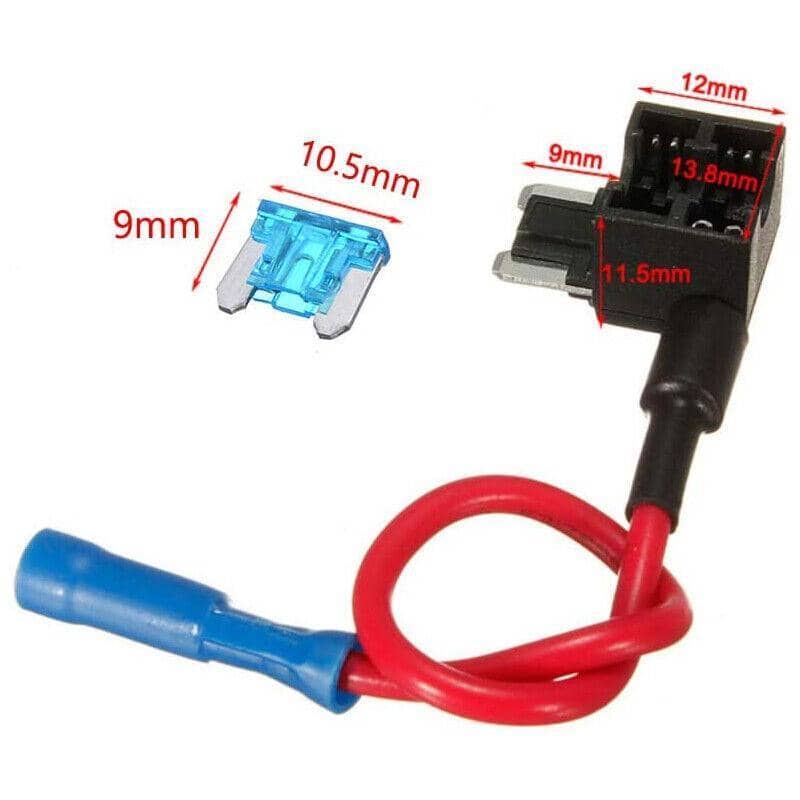 Add-A-Circuit Low Profile Fuse Tap Holders for 12V Cars - Pack of 5 with 15A Fuses - view 3