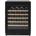 Omega 52 Bottle Single Zone Wine Cabinet - Black, Triple Glazed UV Glass, Built-In or Freestanding - OCW52SB