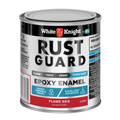 White Knight Rust Guard 250ml Flame Red Gloss Epoxy Enamel Paint