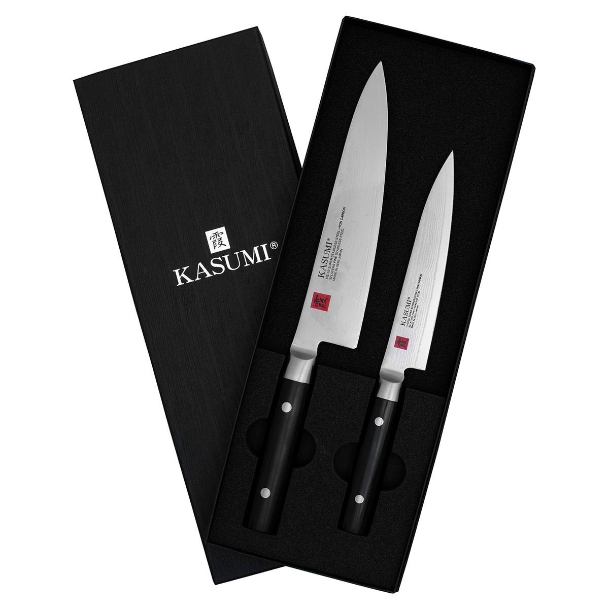 Kasumi 2 piece knife set - 15cm utility knife and 20cm chef's knife, stainless steel, Made in Japan - 78225
