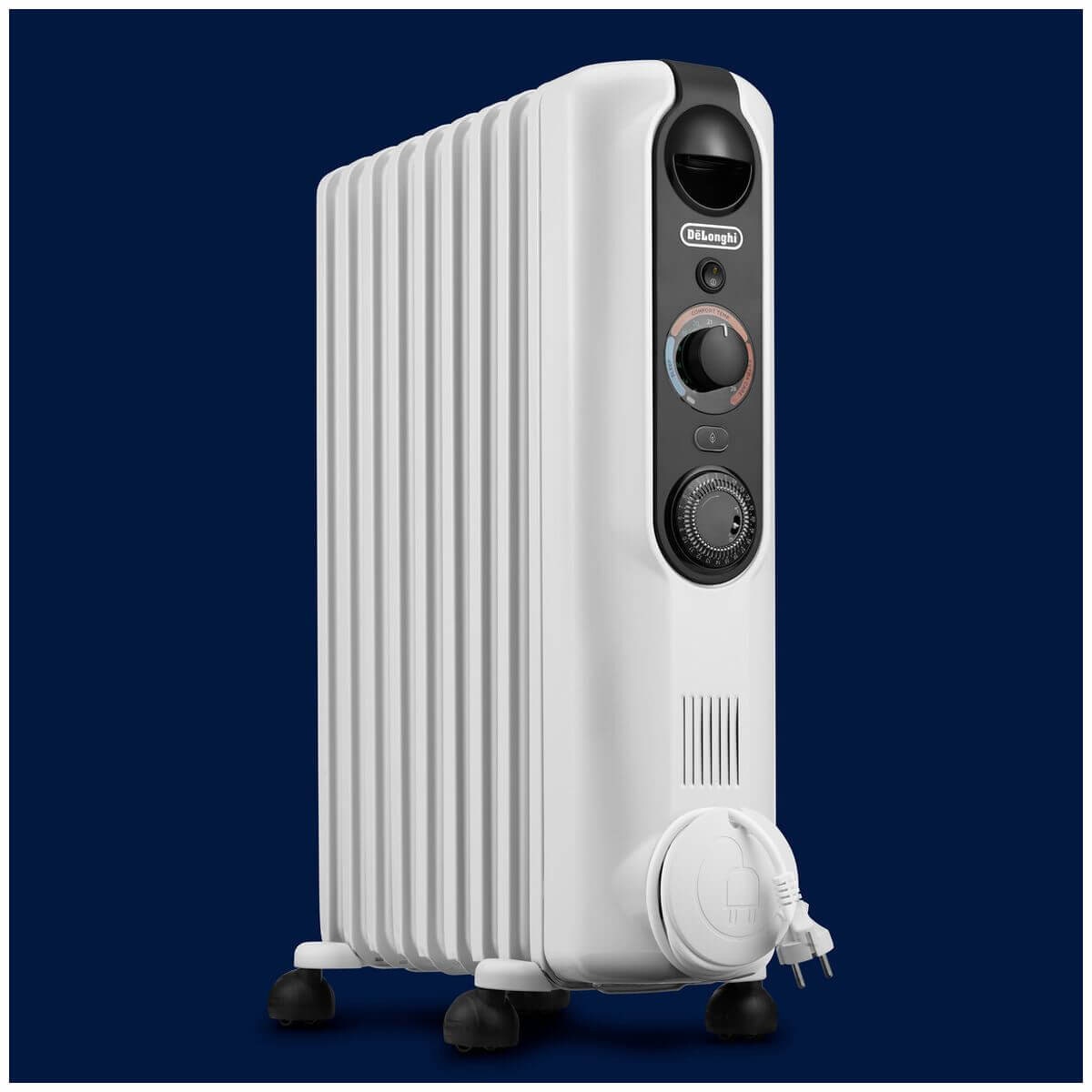 DeLonghi Radia Easytronic 2000W Oil Column Heater - 12 Temperature Settings, 3 Comfort Modes - TRRSE0920T