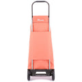 Rolser Jet LN Joy 2 wheel folding trolley - Coral pink - Lightweight aluminium chassis - R-JET001-1051
