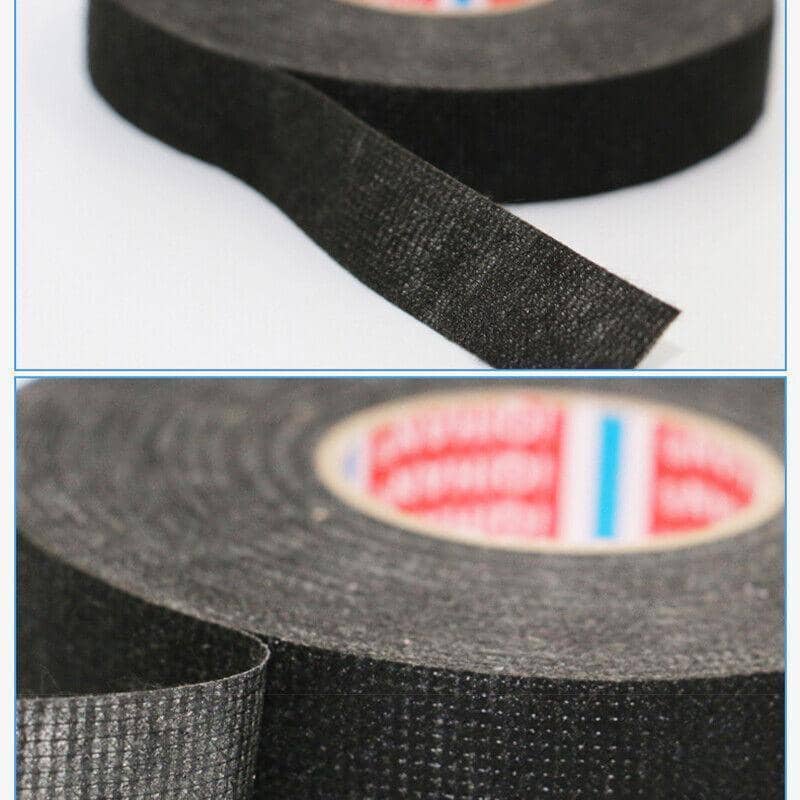 Adhesive Cloth Fabric Tape for Car Cable Looms and Wiring Harnesses, 19 mm x 15 m - Pack of 4 Rolls - view 3