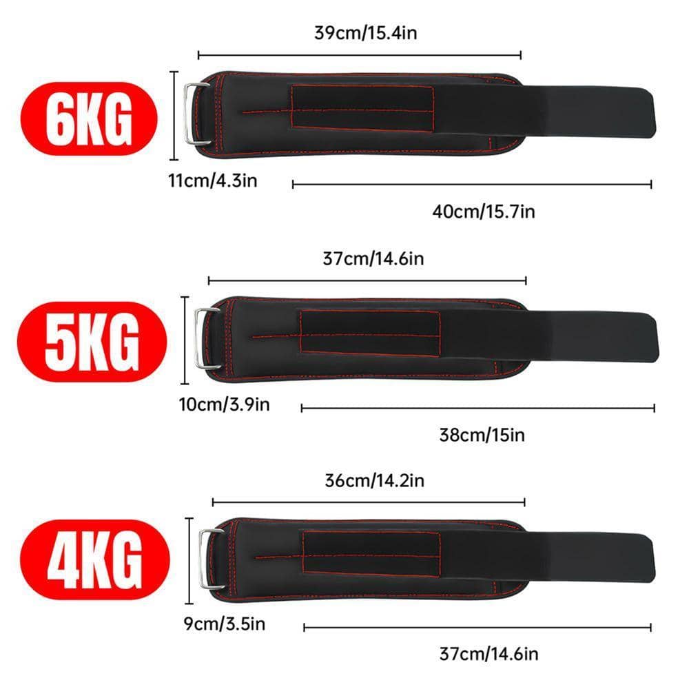 Adjustable Ankle and Wrist Sandbag Weights - 5 kg Pair (2 x 2.5 kg) - view 4