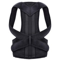 Adjustable Back Posture Corrector Brace - Black, M (Waist 82-99 cm)