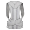 Adjustable Back Posture Corrector Brace - Grey, 2XL (Waist 88-110 cm)