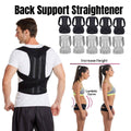 Adjustable Back Posture Corrector Brace - Grey, XL (Waist 86-107 cm) - view 2