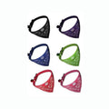 Adjustable Bandana Pet Collar with Bell, 24-28 cm - Black - view 3