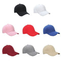 Adjustable Baseball Cap, Polyester Curved Brim - Pink - view 3