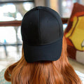 Adjustable Baseball Cap, Polyester Curved Brim - Pink - view 4