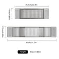 Adjustable Bath Tub Storage Shelf with Drainage for Bathroom Organiser - Clear - view 4