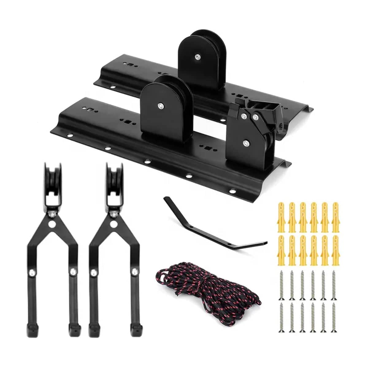 Adjustable Bicycle Ceiling Hanging Rack Bike Storage Hoist Wall Mounted Holder - view 4