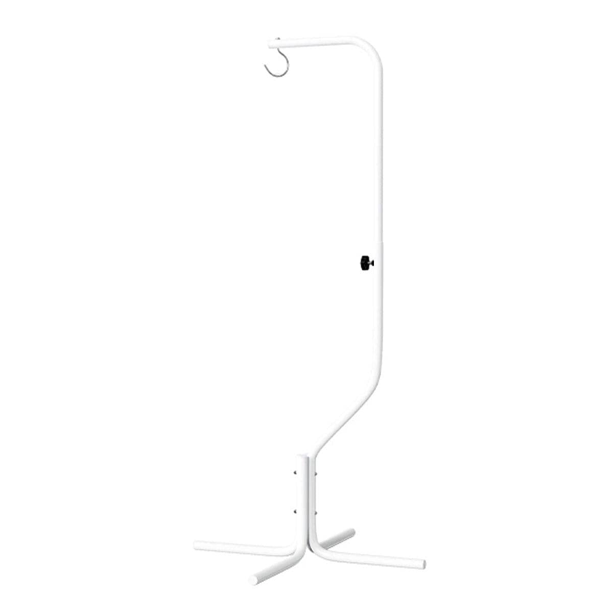 Adjustable Birdcage Stand with Rotating Hook, 153-170 cm - White