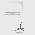 Adjustable Birdcage Stand with Rotating Hook, 153-170 cm - White - view 4