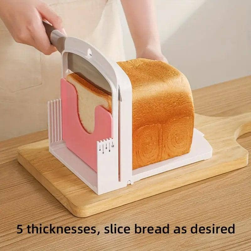 Adjustable Bread Slicer and Toast Cutting Guide, 5 Thickness Settings - view 4