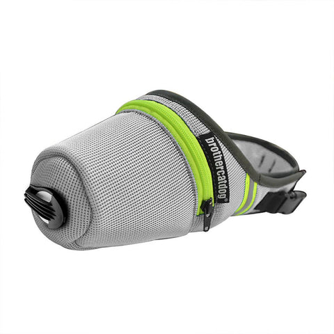 Adjustable Breathable Dog Muzzle with Zipper and Reflective Strip - Small