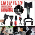 Adjustable Car Cup Holder Phone Mount, 360-Degree Rotation for Smartphones