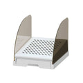 Adjustable Cat Litter Box Ramp Anti Tracking Non Slip - White