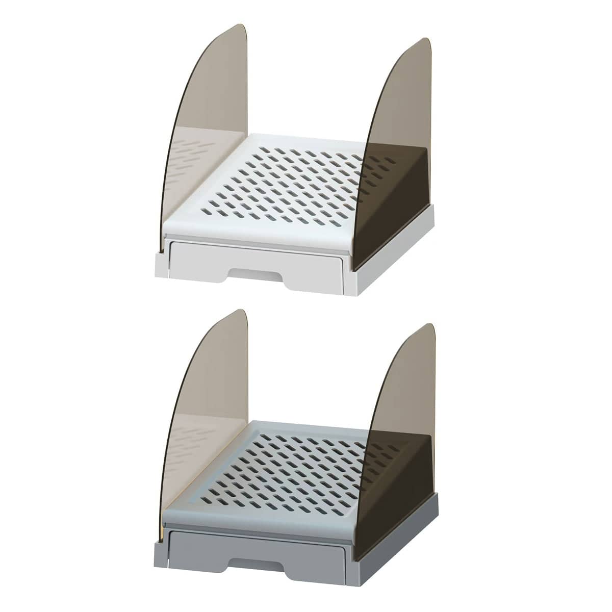 Adjustable Cat Litter Box Ramp Anti Tracking Non Slip - White - view 3