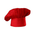 Adjustable Chef Hat with Elastic Band for Cooking and Catering - Red