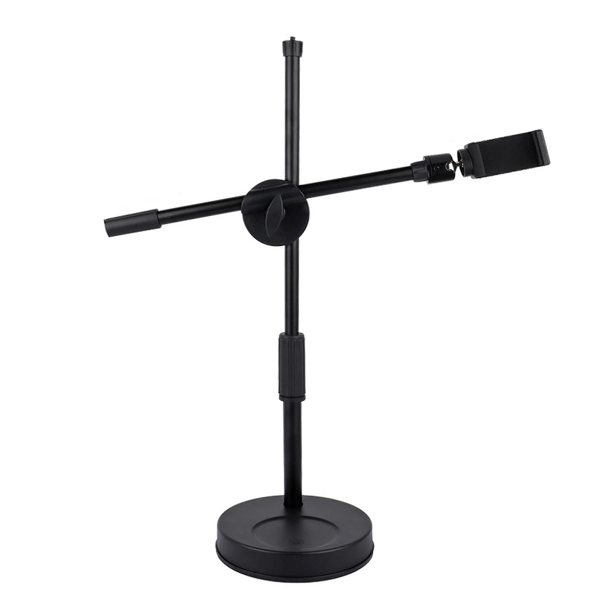 Adjustable Desktop Phone Stand with Rotating Overhead Arm for Live Streaming - view 2