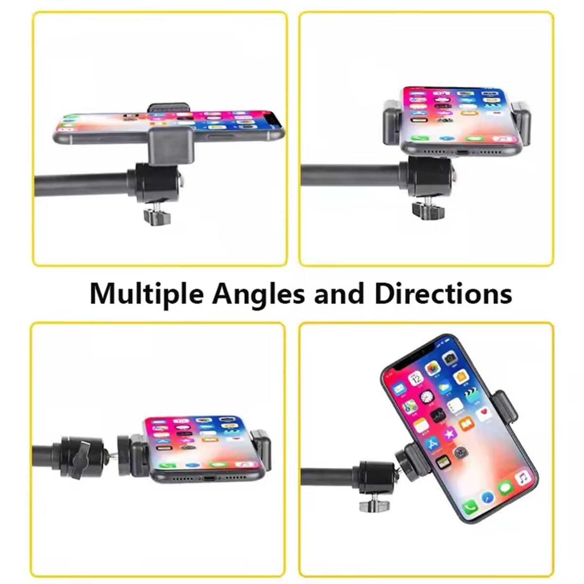 Adjustable Desktop Phone Stand with Rotating Overhead Arm for Live Streaming - view 4