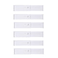 Adjustable Drawer Dividers 6 Pack White 27 to 47cm - view 2